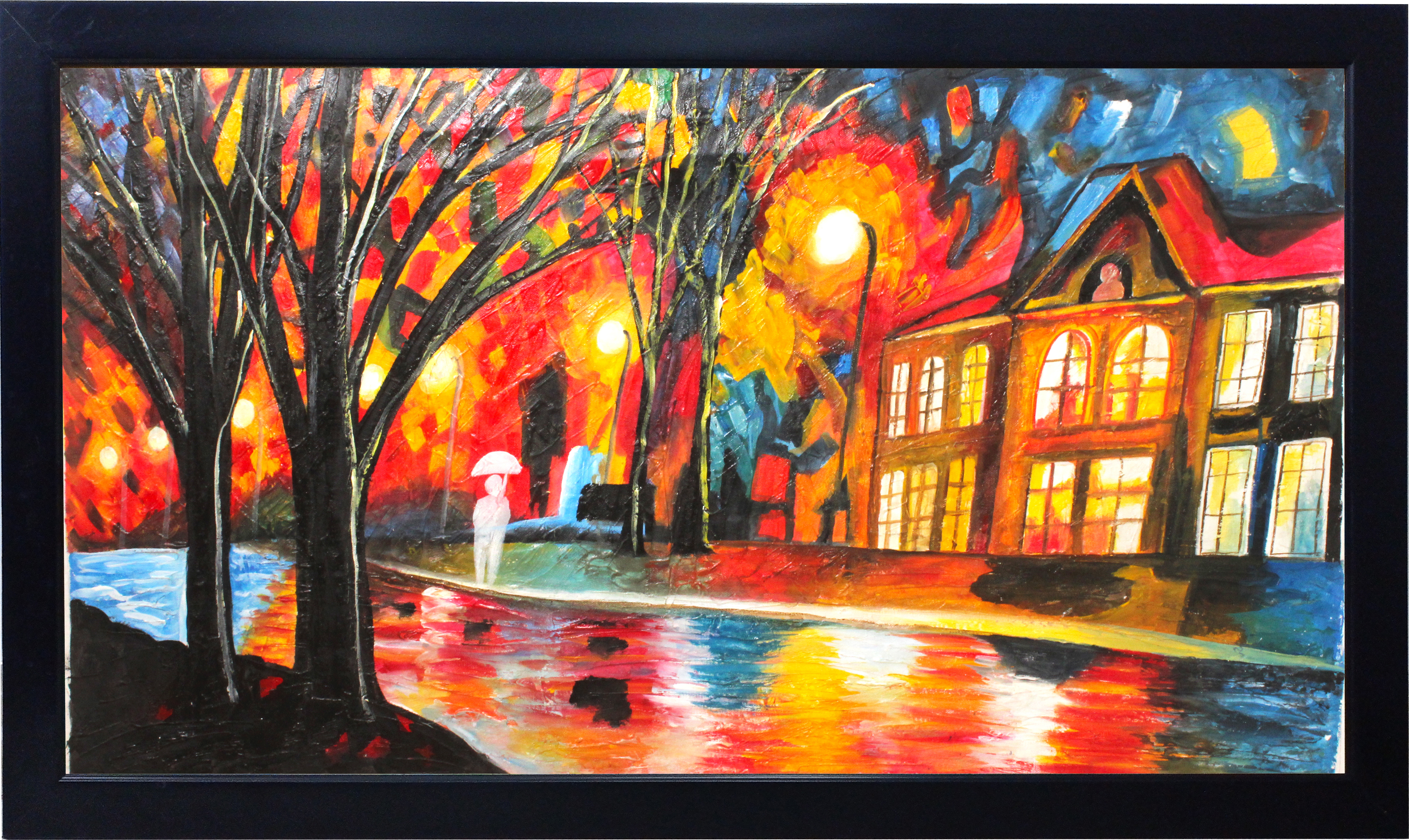 Natural Theme Canvas Painting - Canvas Paper, Rectangle Shape, Multicolor | Non-toxic Paints, Durable Quality, Perfect For Home Decoration And Gifts