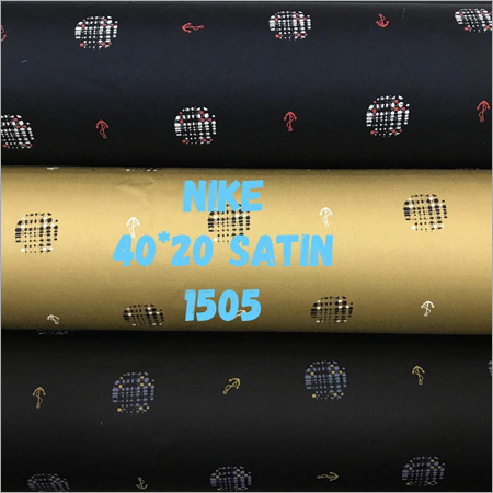 Shinny Lustrous 40*20 Satin Printed Suiting Fabrics