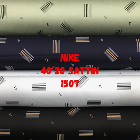 Shinny Lustrous 40*20 Satin Printed Suiting Fabrics