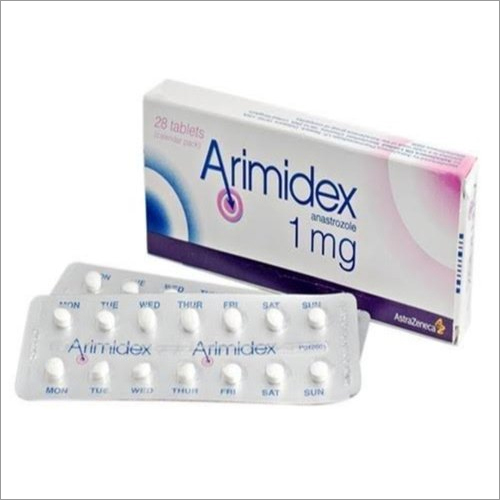 एनास्ट्रोज़ोल टैबलेट 1mg - 20 टैबलेट | रजोनिवृत्ति के बाद महिलाओं के लिए कैंसर-रोधी उपचार, एरोमाटेज़ इनहिबिटर, 30°C से नीचे स्टोर करें