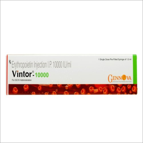 Recombinant Human  Erythropotin Alpha 10000 Injection Specific Drug