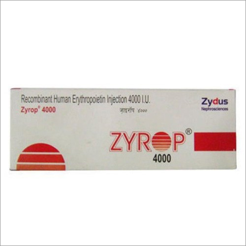 Recombinant Human  Erythropotin Alpha 4000 Injection Specific Drug