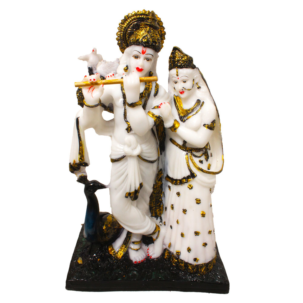 Marble Look Polyresin Krishna Statue