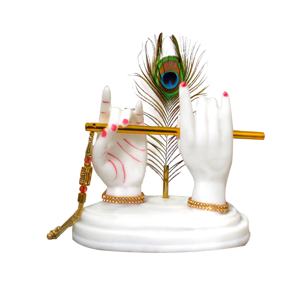 Marble Look Polyresin Krishna Statue