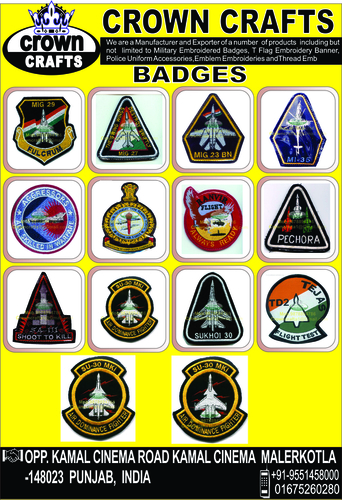 Embroidery Badges