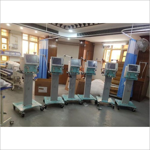 Hospital Ventilator - Metal & Plastic, 45x60x100cm , Precise Ventilation, Patient Safety, Easy Operation, Reliable Performance, Advanced Monitoring