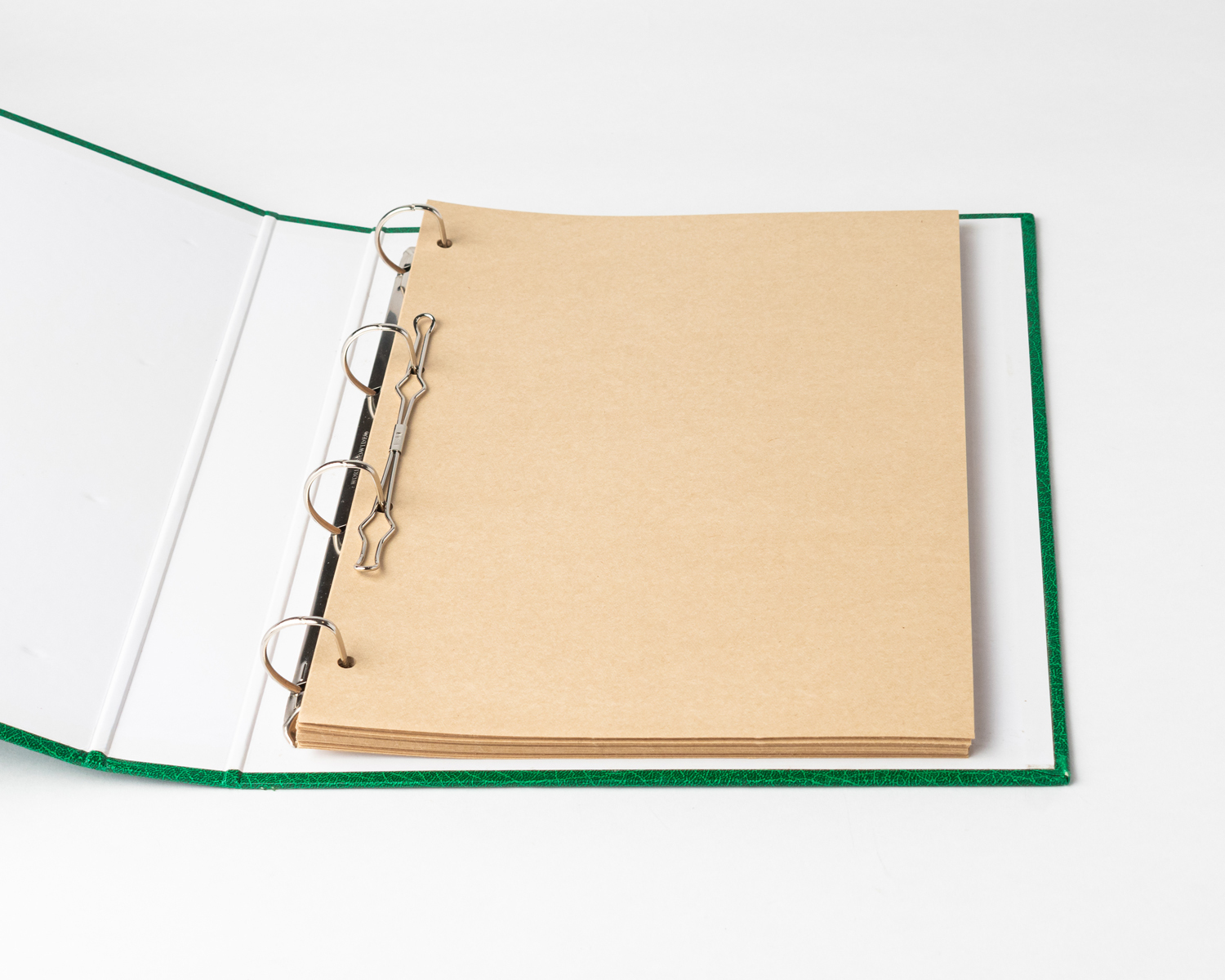Mahavir Premium - A4 Size - 1 Inch - 4d (4 Hole) Ring Binder Files (Green) Sturdy With A Long Archival Life