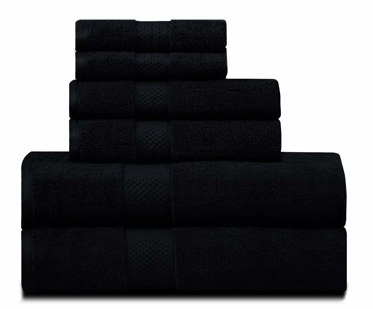 Allure Family Towel Set - Cotton Blend Customizable Shape | Plain Dyed Elegant Design