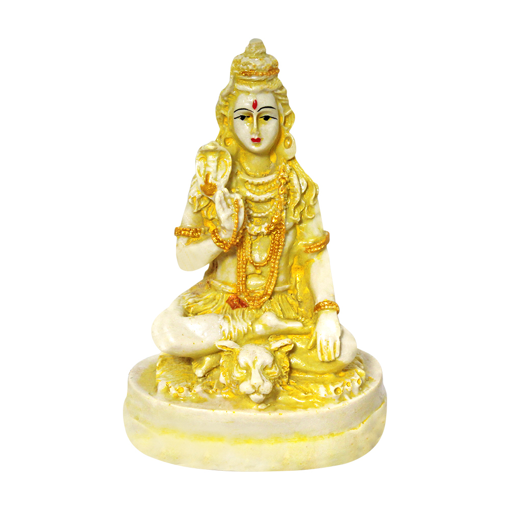 Painting Bhagwan Shiv Resin Statue/idol