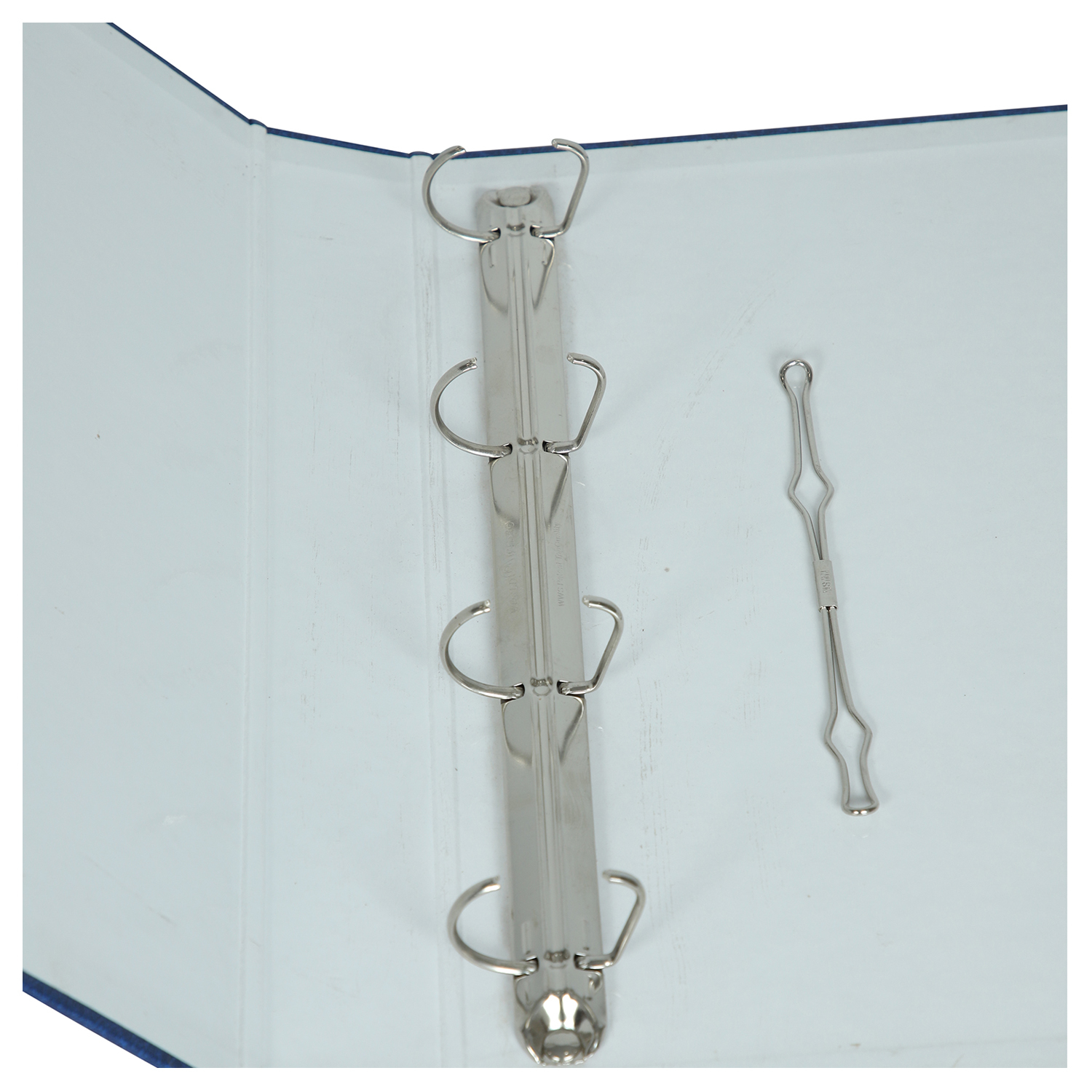 Mahavir Premium - A4 Size - 1 Inch - 4d (4 Hole) Ring Binder Files (Blue) Sturdy With A Long Archival Life