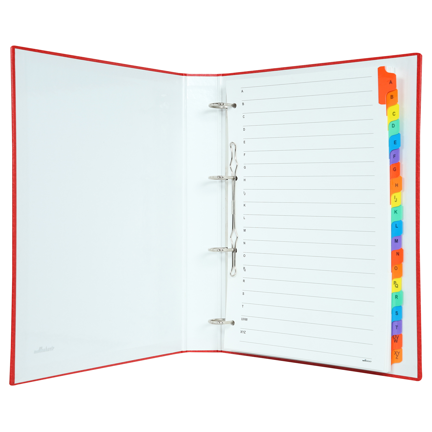 Mahavir Premium - A4 Size - 1 Inch - 4d (4 Hole) Ring Binder Files (Blue) Sturdy With A Long Archival Life