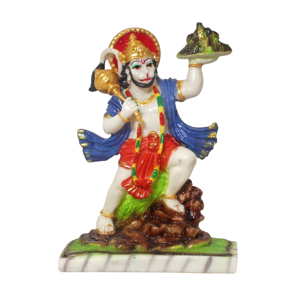 Painting Polyresin Lord Hanuman Statue/idol