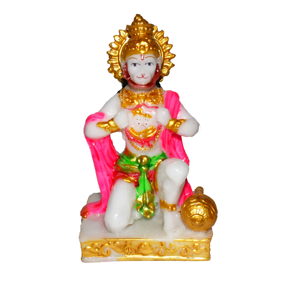 Painting Polyresin Lord Hanuman Statue/idol