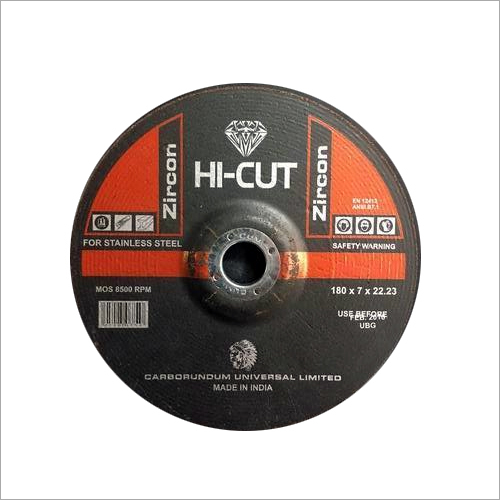 Hi Cut Zirconia Wheel - 3mm Thickness, Black Steel Cutting Disc | High Efficiency, Wear Resistant, Durable