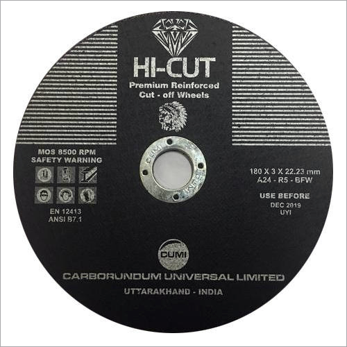 Hi Cut Cutoff Wheel - Shape: Round