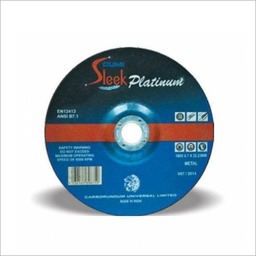 Cumi Sleek Platinum Wheel - Application: For Cutting