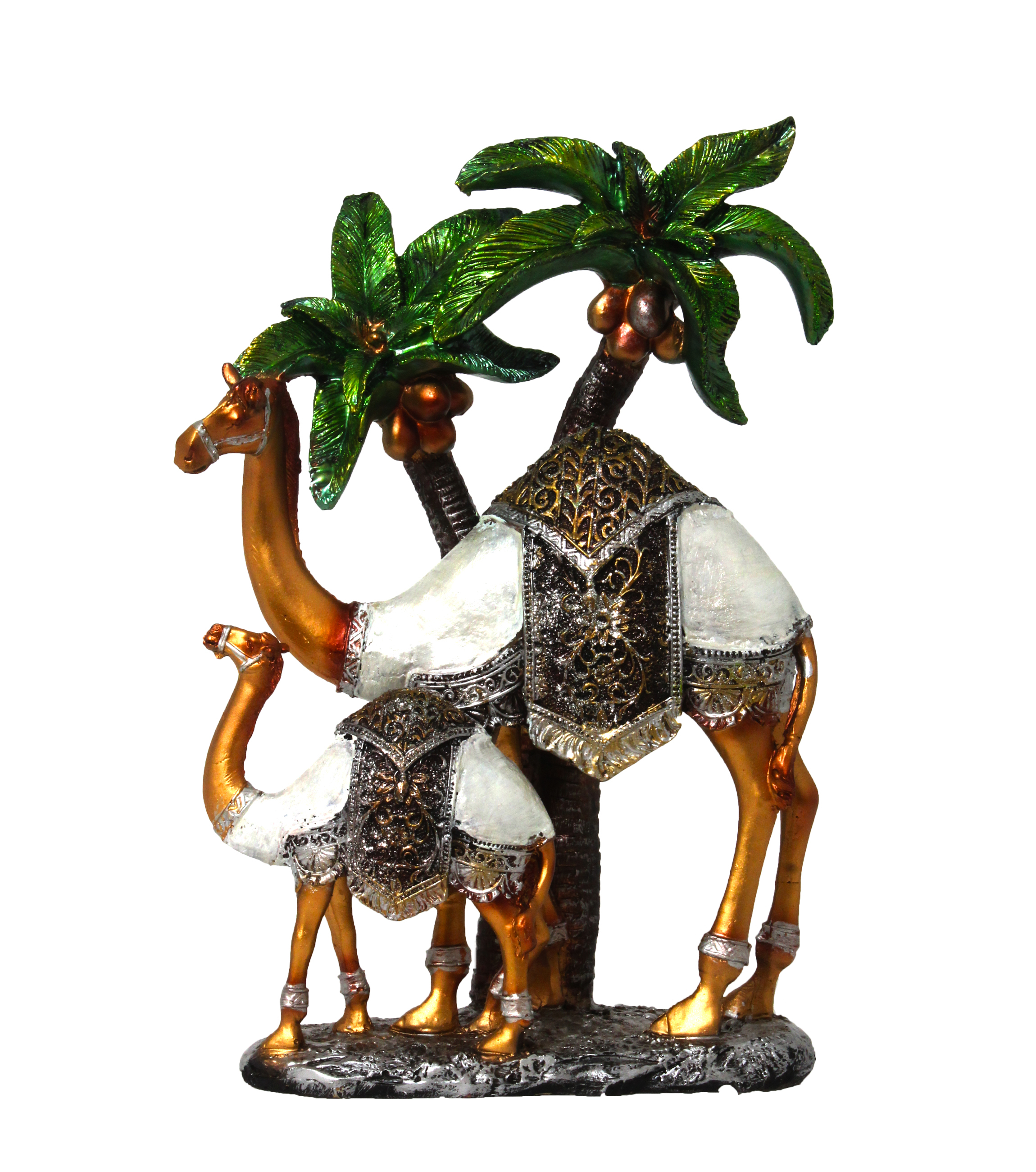 Multi Color Polyresin Camel Statue