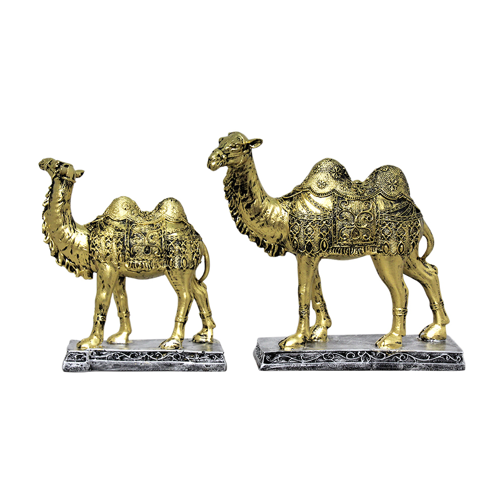 Multi Color Polyresin Camel Statue