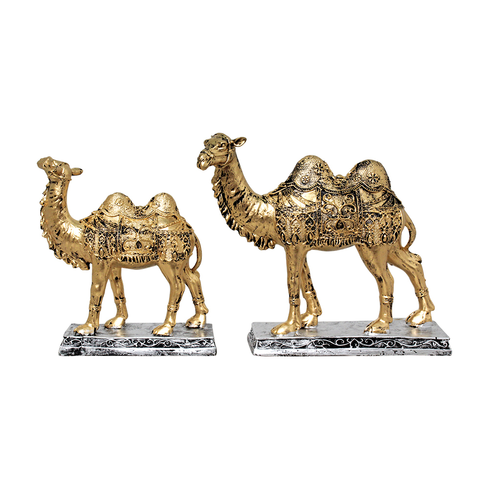 Multi Color Polyresin Camel Statue