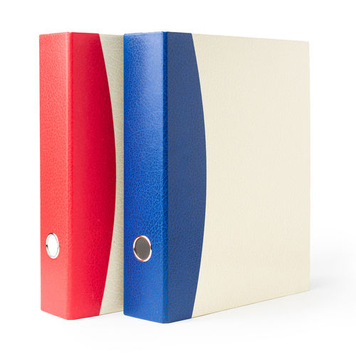 Mahavir Premium - A4 Size - 1.5 Inch - 4d (4 Hole) Ring Binder Files (Red) Sturdy With A Long Archival Life