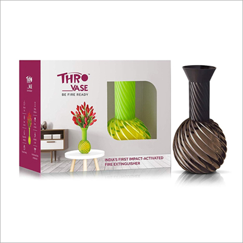 Thro Impact Activated Fire Extinguisher - Polyethylene Container, 4 Pack In Red, Yellow, Green, Blue | Designed For Home And Office Safety, 2-year Warranty, Lightweight At 2kg