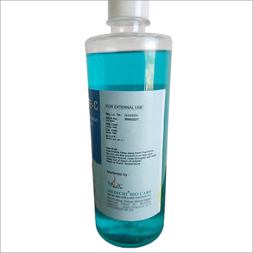 500 Ml Hand Sanitizer - Plastic Bottle , 70% Alcohol Content, Blue Color, Portable Size, Effective Formula For Convenient Germ Protection