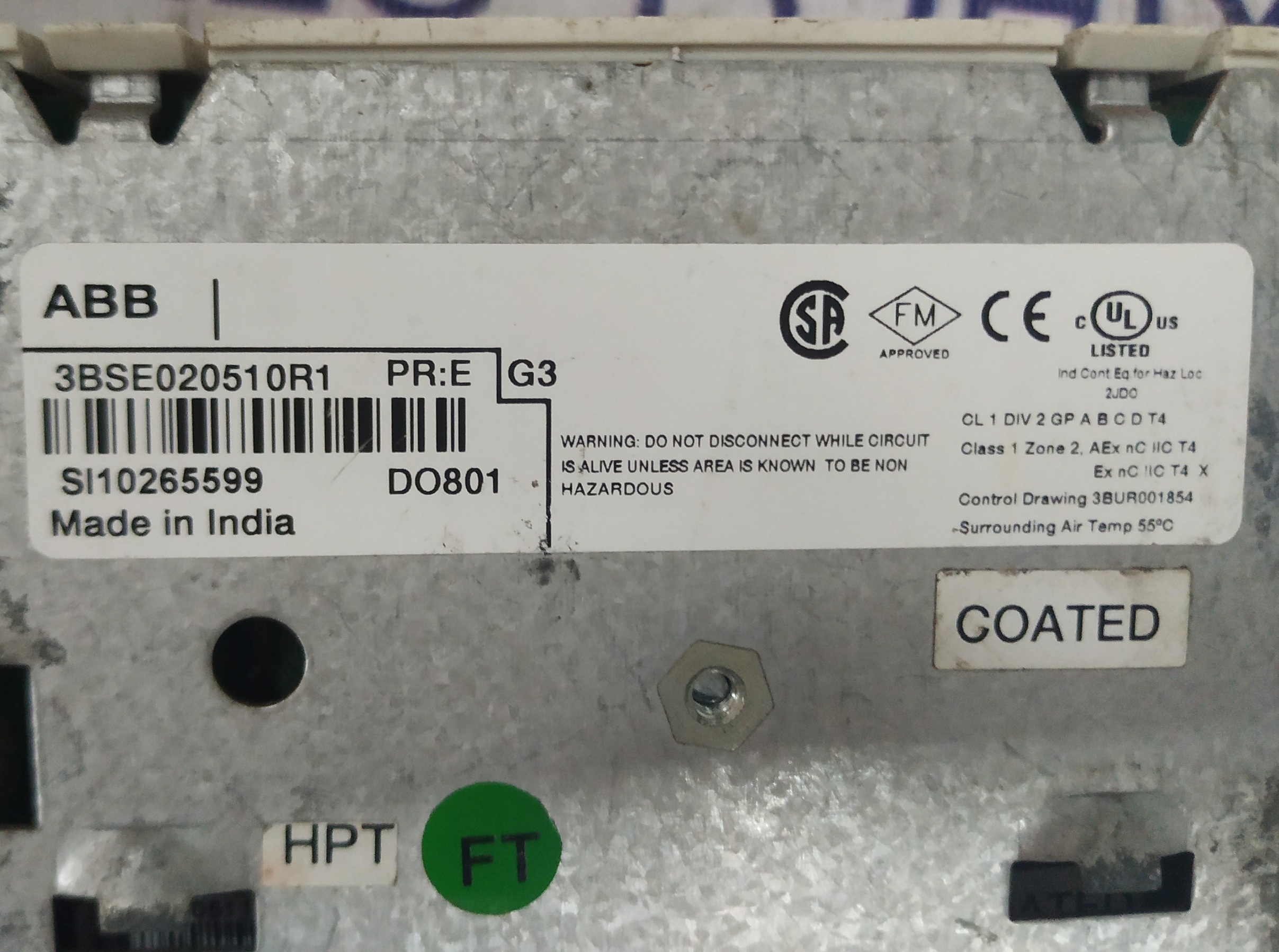 Abb Digital Output Module 3bse020510r1