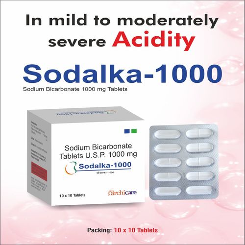 सोडियम बाइकार्बोनेट 1000mg