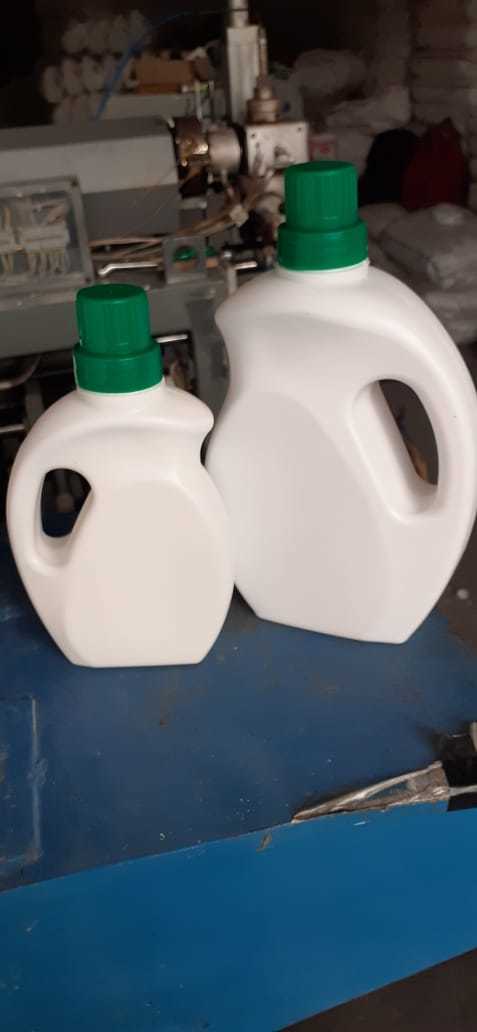 Hdpe Liquid Detergent Bottle - 1000 Ml, Oval Shape, Matte Finish, Available In White, Blue, Pink, Yellow | Advanced Stain Removal, Mild Formula, Machine Wash Safe