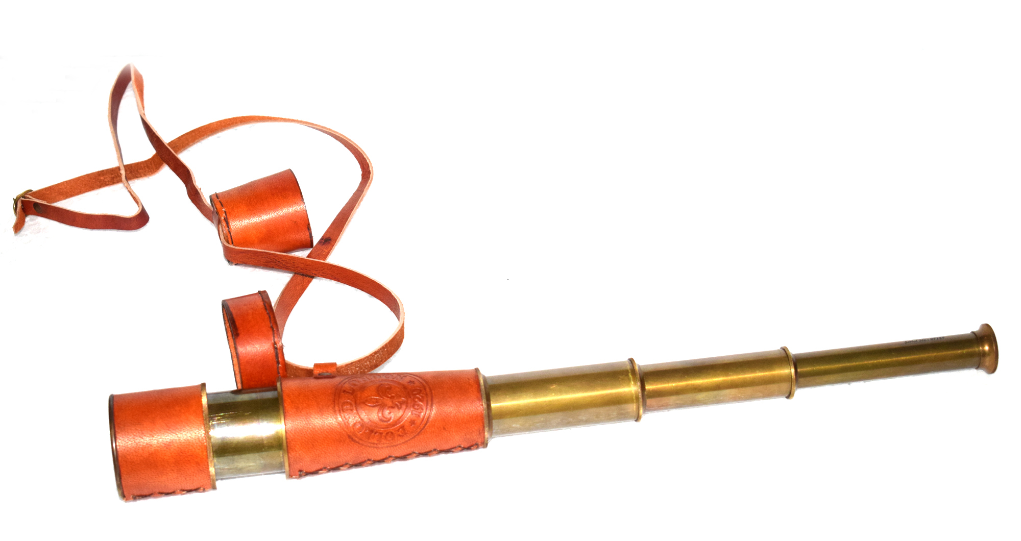 Antique Finish Brass Handheld Telescope