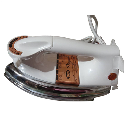 Plancha Electric Iron - Steel Base Plate, 750 Watt, 220 Volt | Easy To Use, Elegant Design, Energy Efficient, Shock Proof, Durable