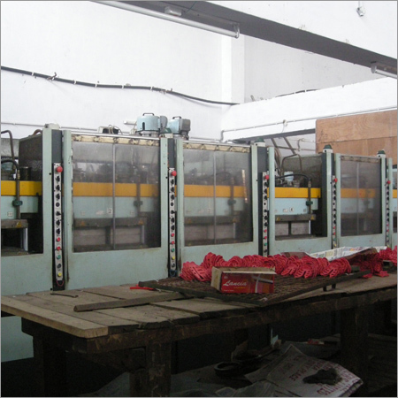 White & Light  Blue Footwear Moulds Machinery