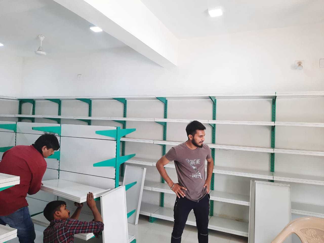 Storage Rack - Steel Material, Customizable Sizes | Bulk Storage Solution For Industrial Use, Easy Installation