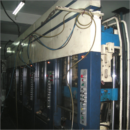 White & Blue Eva Injection Moulding Machine