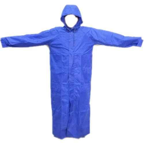 Pvc Rain Coat - Nylon Fabric, 45 Inch Length | Waterproof, Customized Logo, Unisex Full Sleeves, O-neck Design