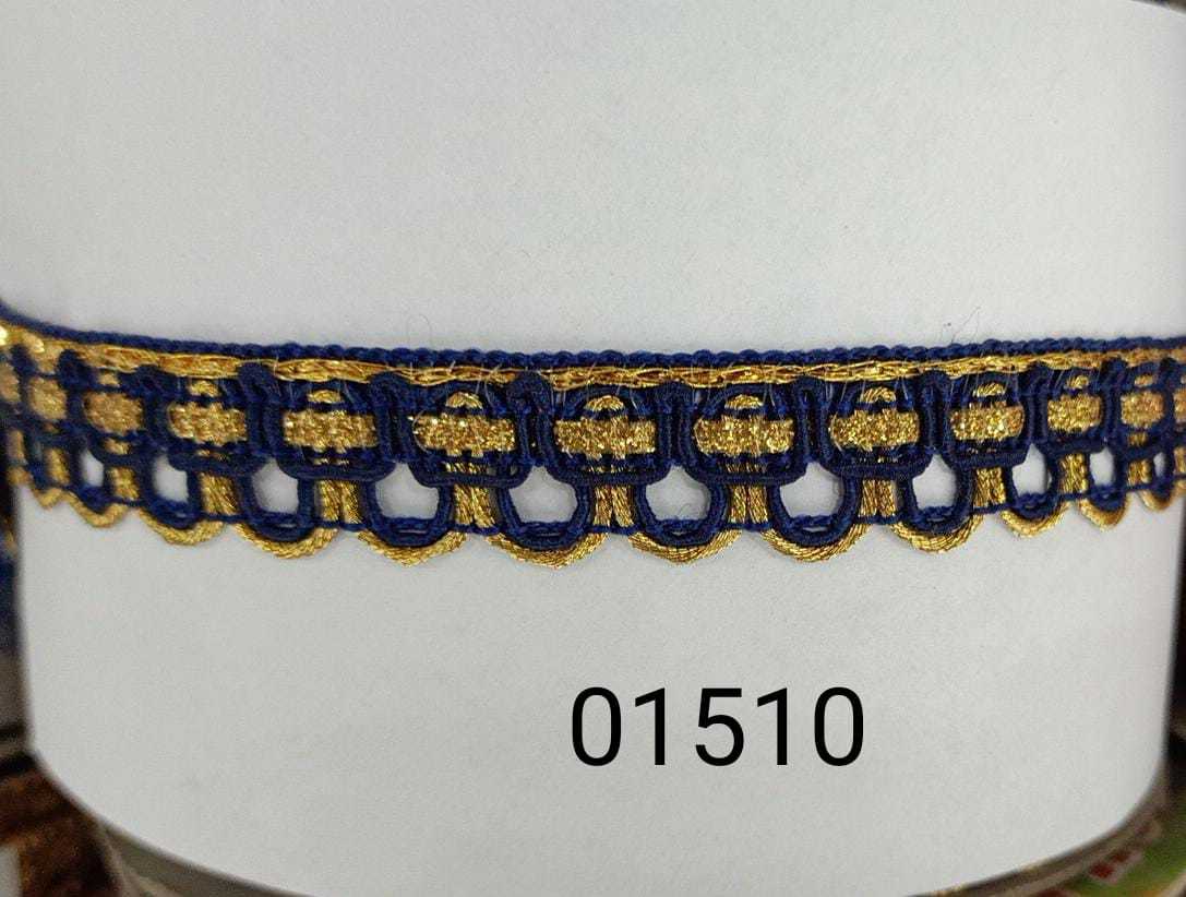 Fancy Lace - Polyester Fringed Ribbon | 25-50 Mm Width, 50 Meter Length, Vibrant Red For Garment Embellishment, Craft Projects, Home Decor