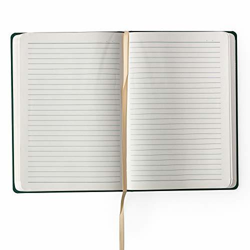 Features Include An Integrated Ribbon Bookmark Comma Weave - A5 Size - Hard Bound Notebook (Navy Blue)