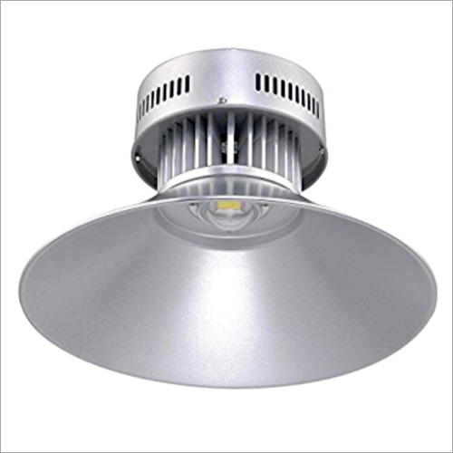 LED High Bay Light - Glass & Steel Material, Customized Size, Cool White Color | Indoor & Outdoor Versatility