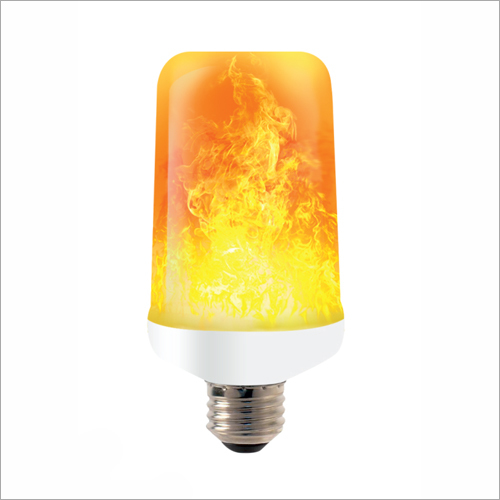 3 IN 1 LED Flame Bulb - Aluminum, Round Shape, Cool White Color | IP55 Rated, 1-Year Warranty, Low Energy Consumption, Long Lifespan