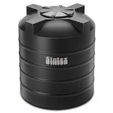 Sintex Water Tank - Plastic, Variable Dimensions | Black, 500-1000 Liters Capacity, 1 Year Warranty, Ideal for Residential & Commercial Water Storage