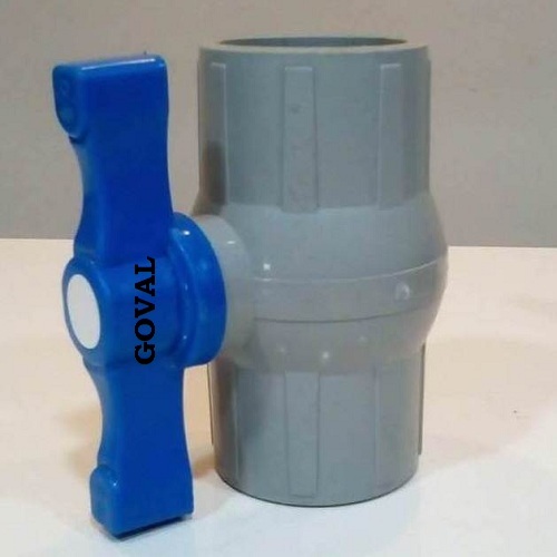 Pp Solid Ball Valve Gray - Application: Water Pipe Line