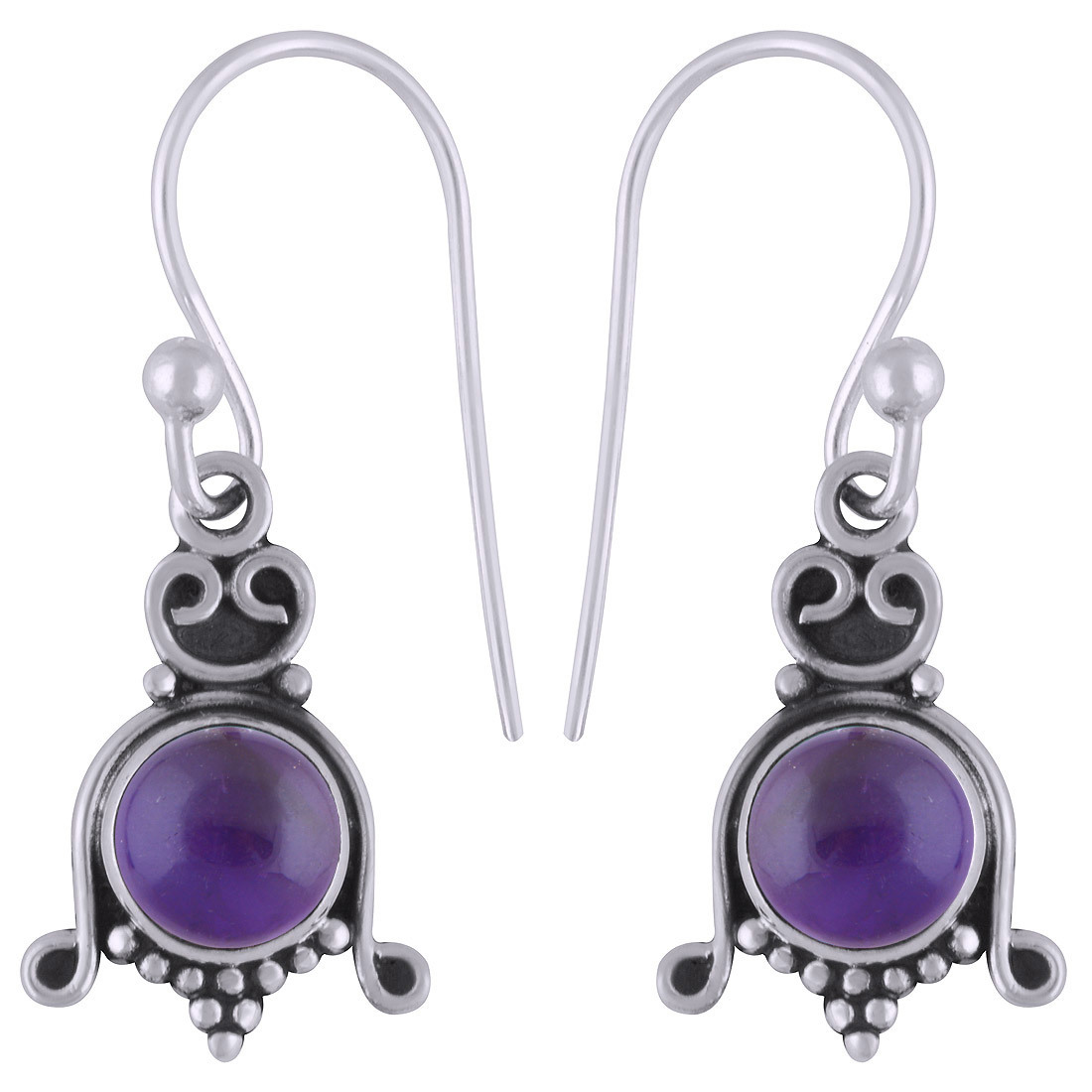 Pearl Natural Gemstone - 28mm Length X 11mm Width 925 Sterling Silver Dangle Earrings For Women