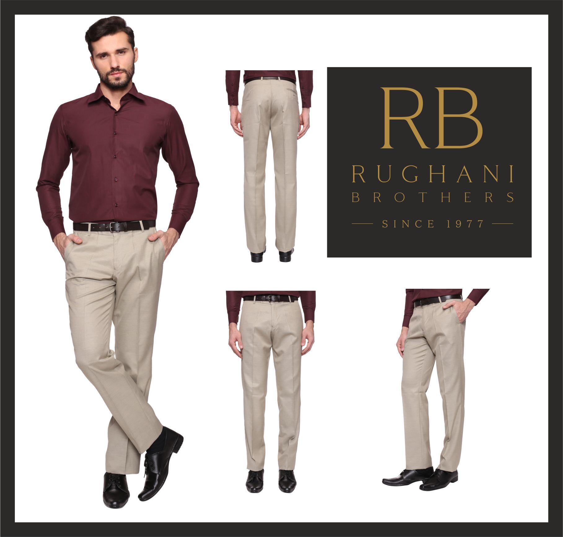 Fiber Dyed Formal Office Trouser's