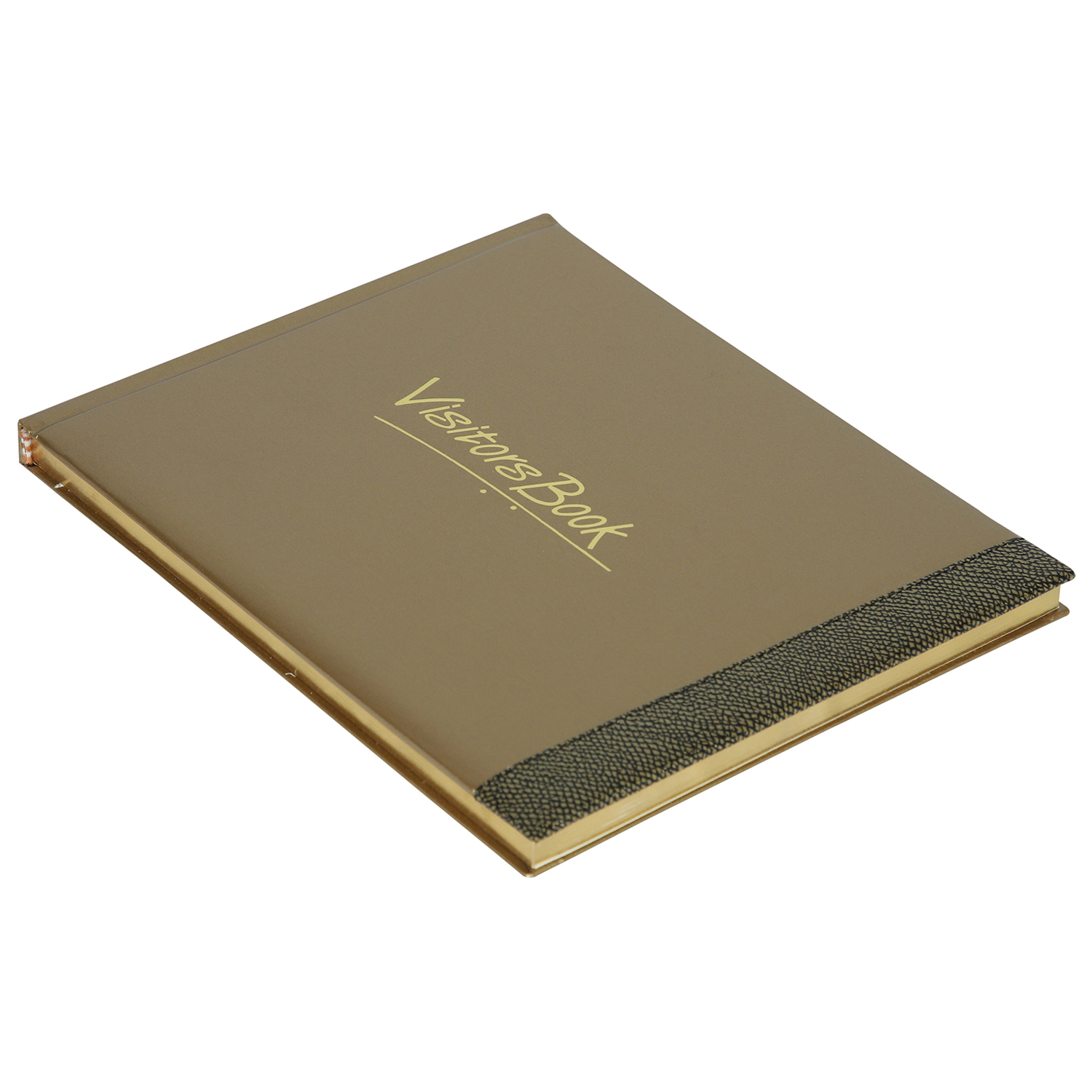 Mahavir Visitors Book - Medium Size - Gold Section Stitched And Bound