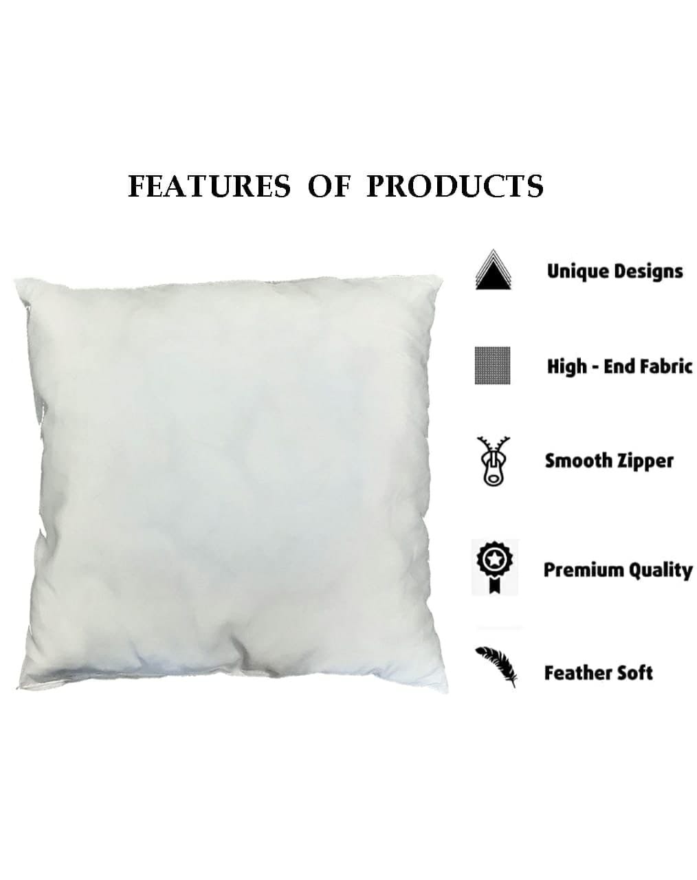 Expression Emoji Printed Cushion Cover With Filler Size 30*30cms