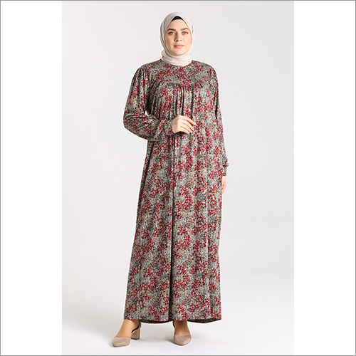 Ladies Printed Abaya