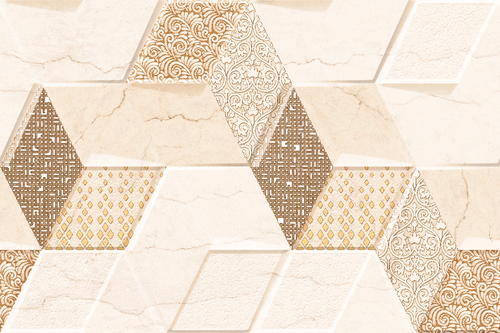 ब्राउन/टैन्स 15079 ग्लॉसी सिरेमिक वॉल टाइल्स 300X450 मिमी