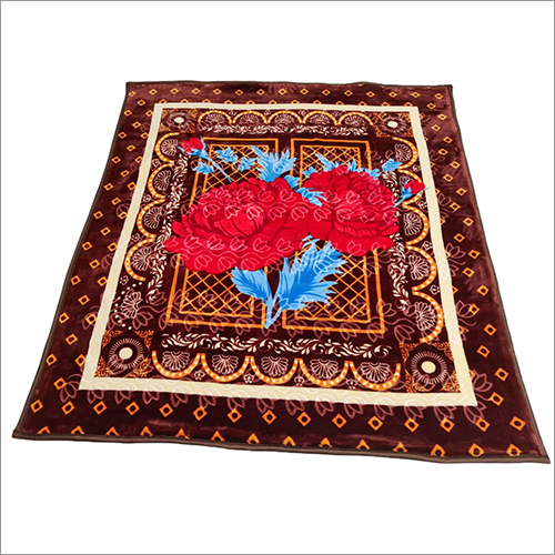 Anant Max - Double Ply Full Size Blanket | Fade Resistant, Skin-Friendly, Multicolor Floral Print, Easy Dry-Cleaning