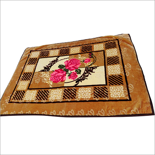 Printed Multicolour Embossed Blanket