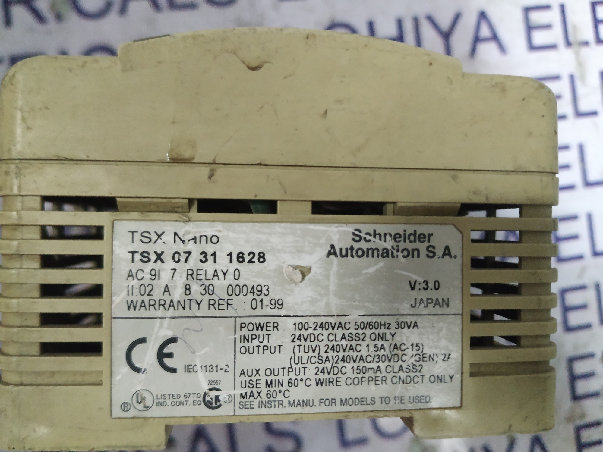 Schneider Electric Modicon Nano Module Tsx07311628
